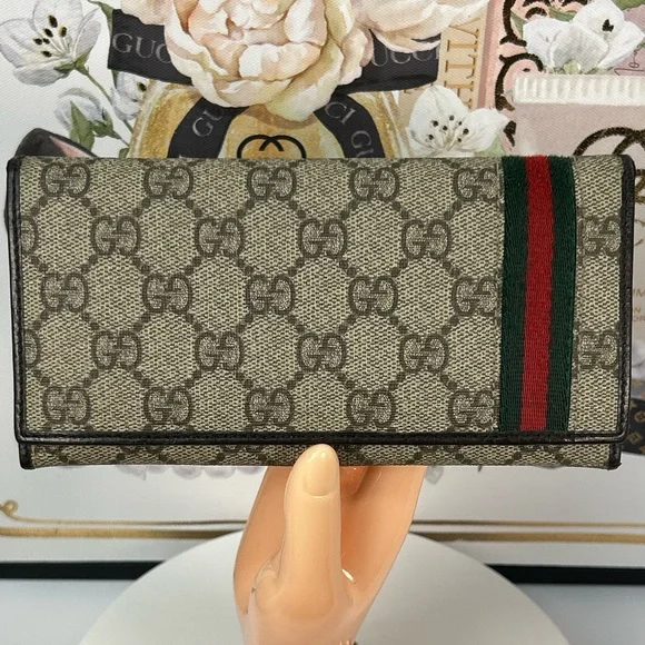 GUCCI Sherry Line Monogram Continental Wallet 😍❤️ - Picture 12 of 17